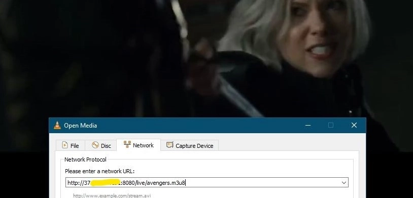 View Adaptive HLS streaming via VLC